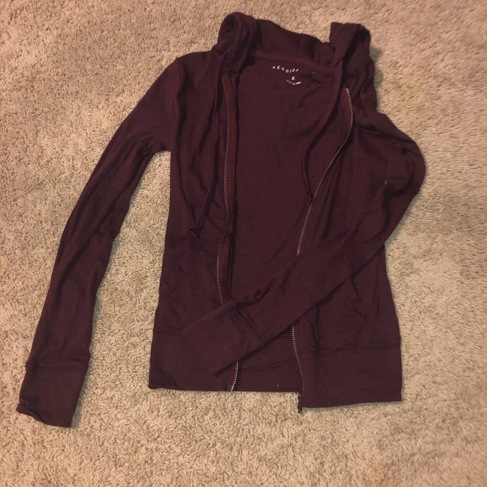 aeropostale zip up sweatshirt with hood